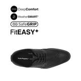 Otom Lace Up Wingtip Men's Shoes - Black Leather Waterproof