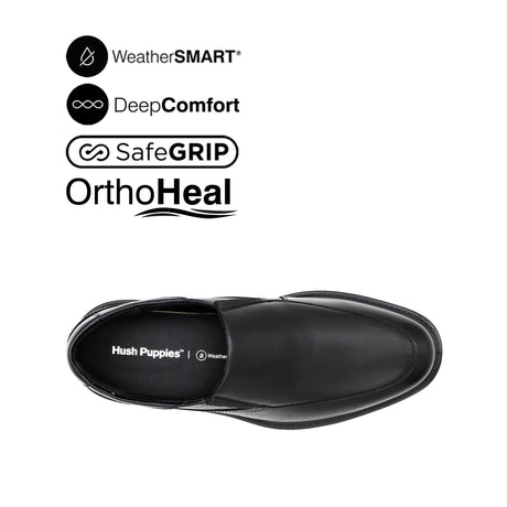 Loki Slip On AT Men's Shoes - Black Leather WP