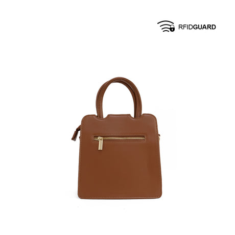 Dea Satchel Women's Bag - Tan