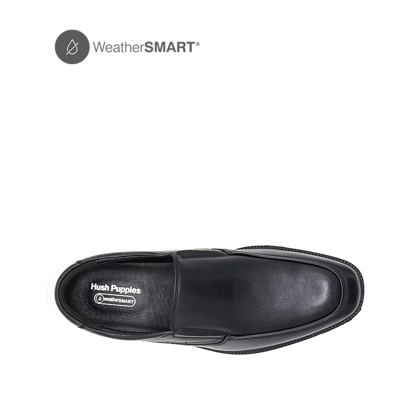 Farrin Slip On At Men's Shoes - Black Leather WP