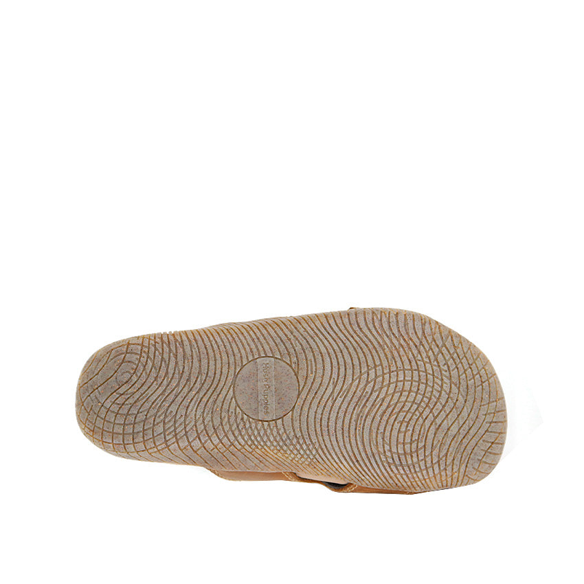 Gaius Slide Men's Sandals - Cognac Leather