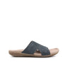 Gaius Slide Men's Sandals - Navy Leather