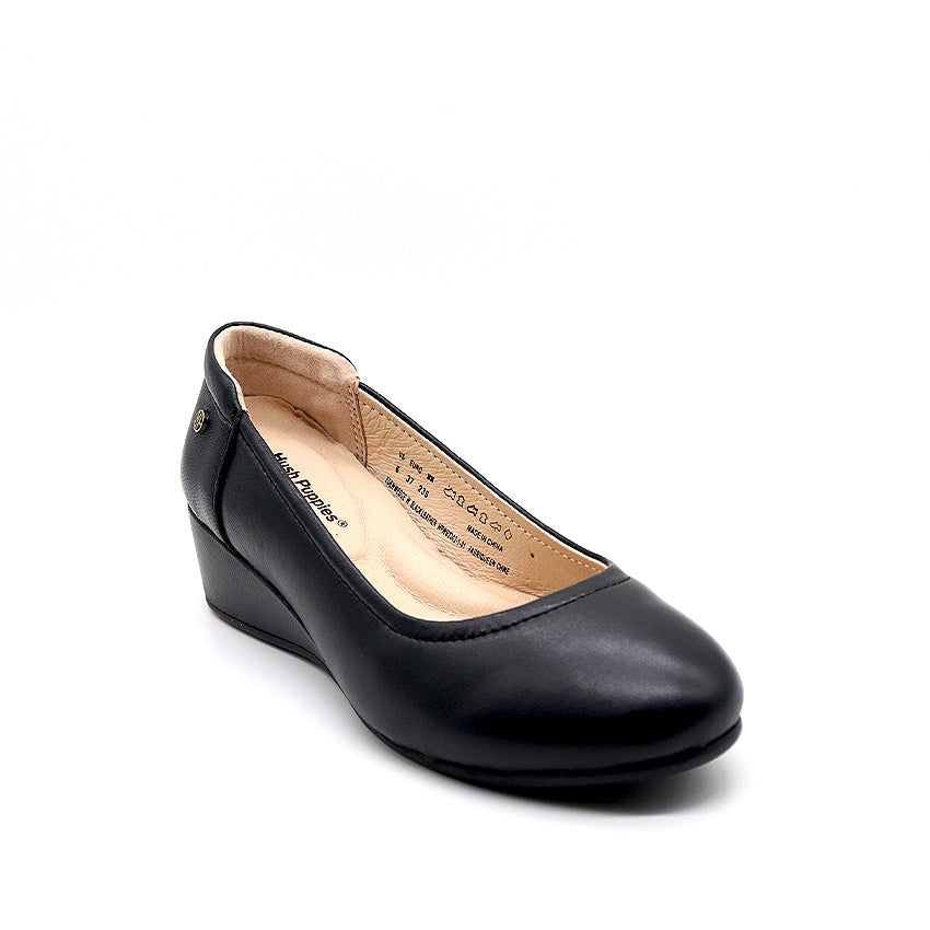 Hush puppies black shoes ladies best sale