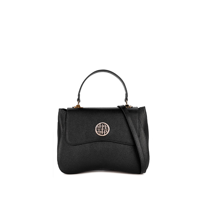 Dova Top Handle (L) Women's Bag - Black