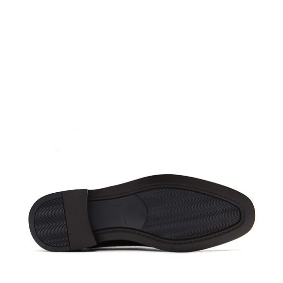 Thomas Toe Cap Men's Shoes - Black Leather