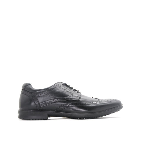 Parker II Wingtip Men's Shoes - Black WP Leather