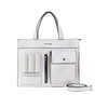 Multi Satchel Women's Bag - Beige