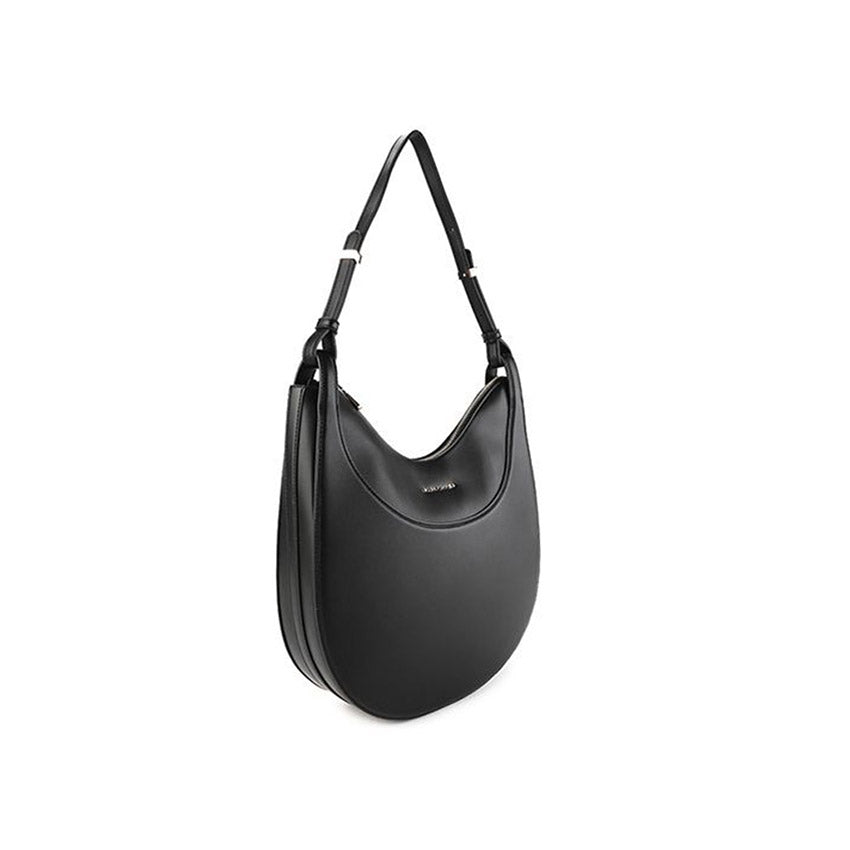 Moonie Shoulder (M) Women's Bag - Black