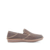Weaver Slip On Men's Shoes - Dark Brown Tumbled Leather