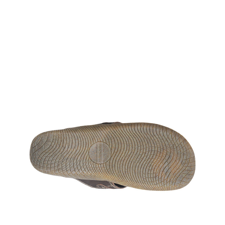 Ynigo Thong Men's Sandals - Brown Nubuck
