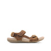 Ynigo Backstrap Men's Sandals - Brown Leather
