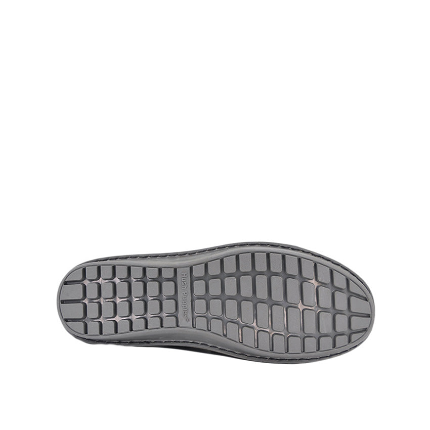 Weaver Penny Men's Shoes - Black Tumbled Leather