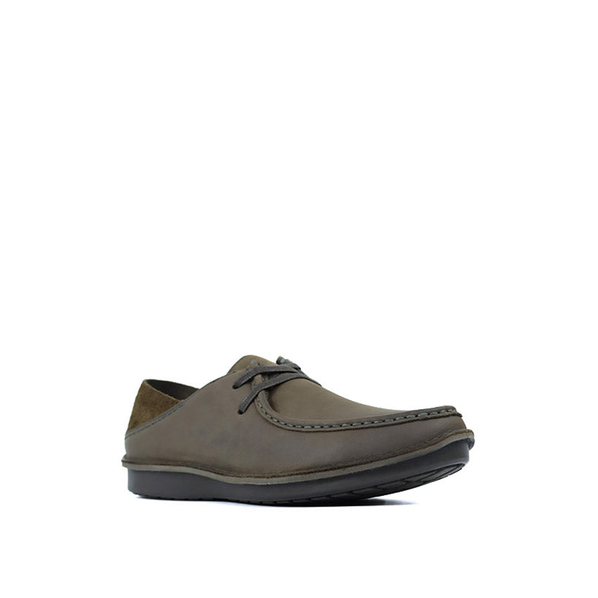 Weaver Wallabee Men's Shoes - Grey Canvass Grey Nubuck