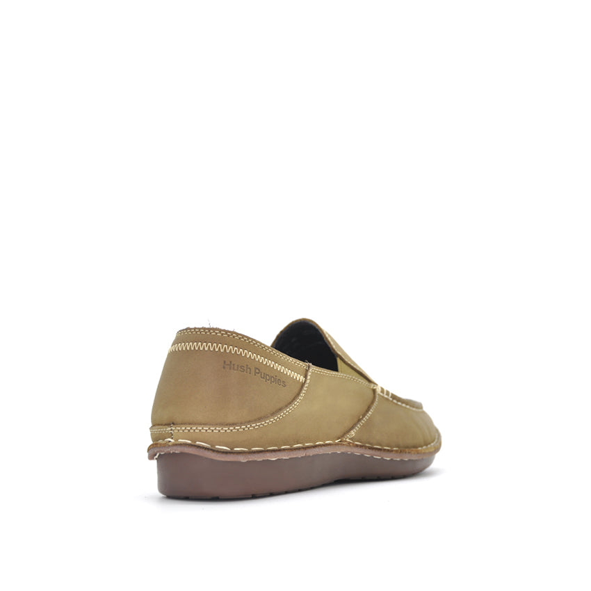 Weaver Slip On Men's Shoes - Olive Nubuck