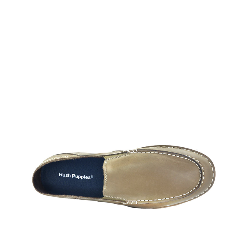 Weaver Slip On Men's Shoes - Olive Nubuck