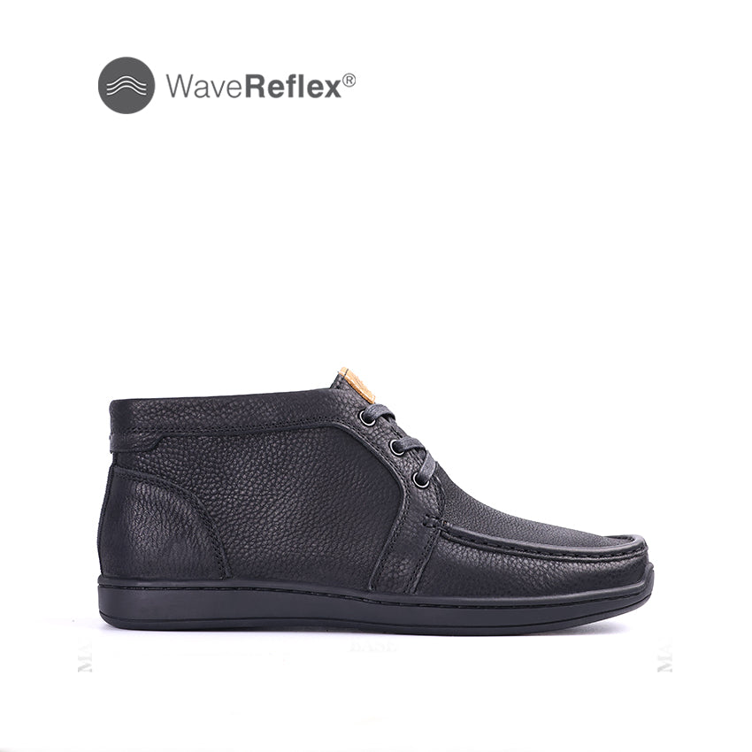 Yves Chukka Men's Shoes - Black Oiled Tumbled