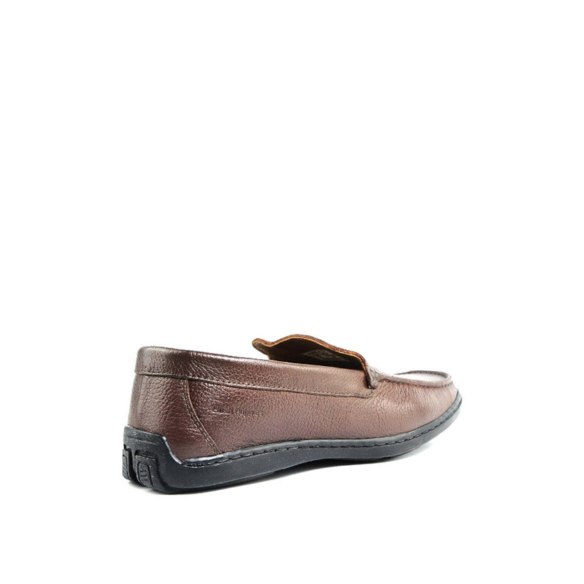 Dodge Venetian Men's Shoes - Brown Leather
