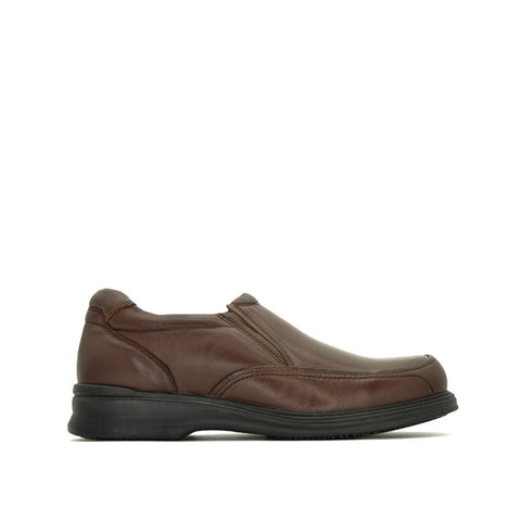 Vespa Slip On At Men's Shoes - Chestnut Brown Leather – Hush Puppies ...