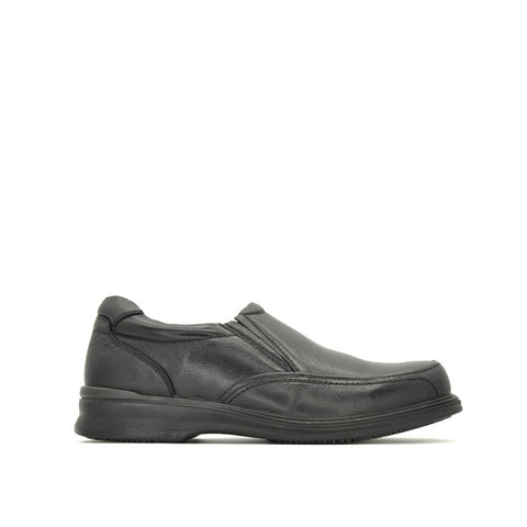 Vespa Slip On At Men's Shoes - Black Leather