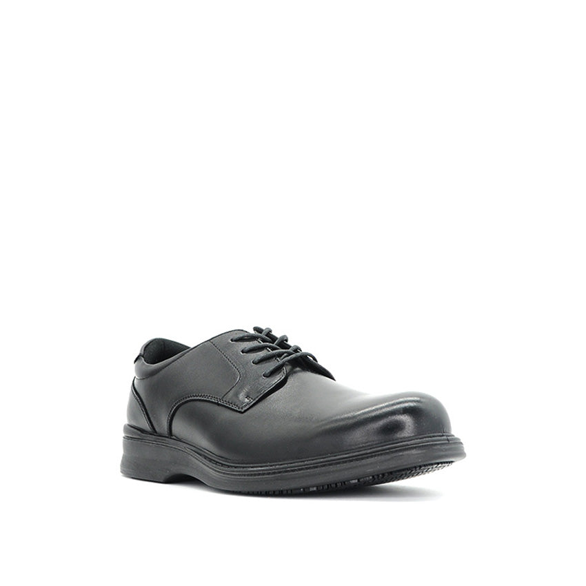 Vespa Lace Up Pt Men's Shoes - Black Leather