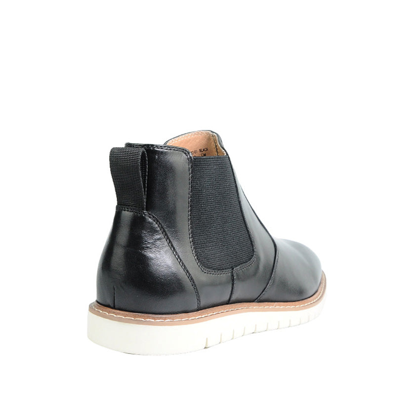 Walter Chelsea Men's Shoes - Black Leather