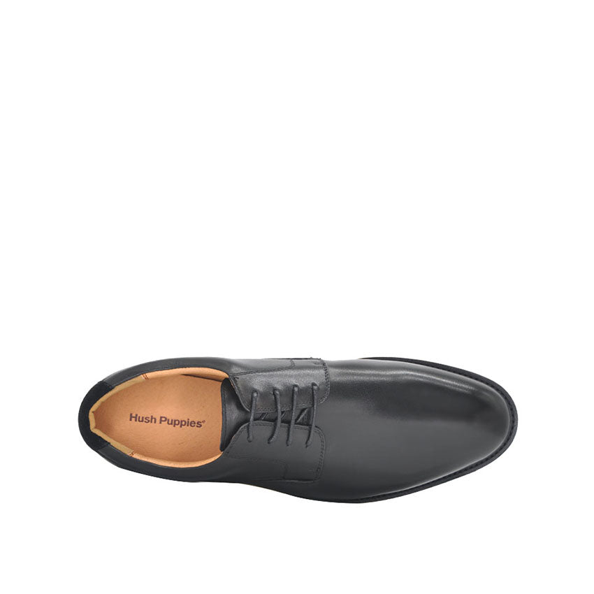 Azrael Lace Up Pt Men's Shoes - Black Leather