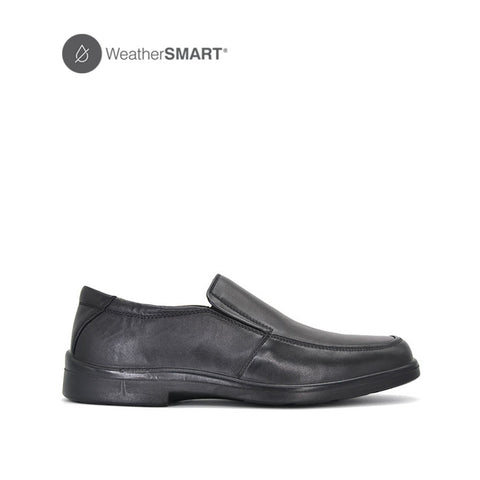 Dustin Slip On At Men's Shoes - Black Leather WP
