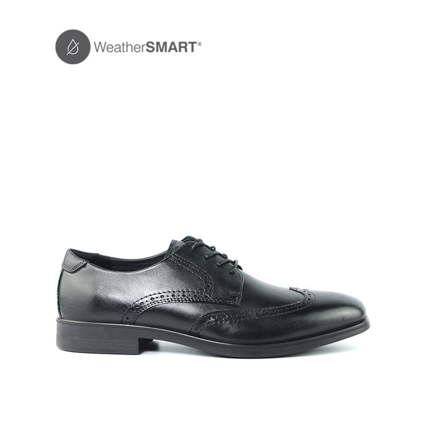 Black 2025 wingtip shoes