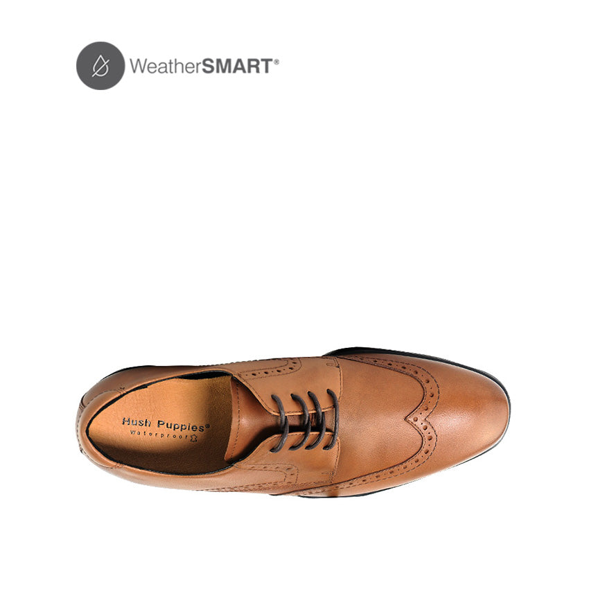Beau Wingtip Men's Shoes - Cognac Leather WP