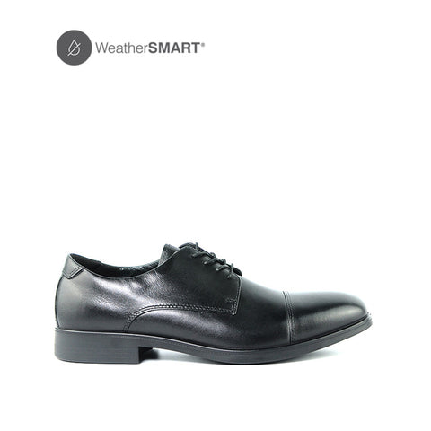 Beau Toe Cap Men's Shoes - Black Leather WP
