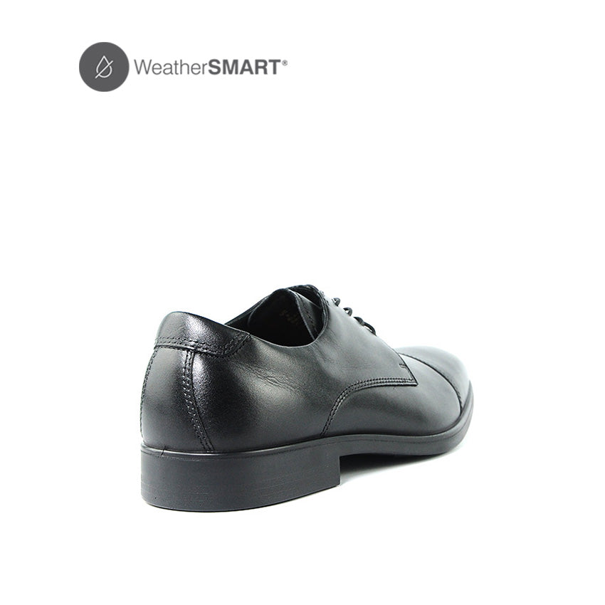 Beau Toe Cap Men's Shoes - Black Leather WP