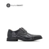 Asher Toe Cap Men's Shoes - Black Leather WP