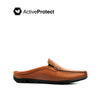 Earl Mule Venetian Men's Shoes - Deep Tan Leather