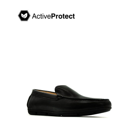 Earl Venetian Men's Shoes - Black Leather