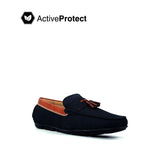 Earl Tassel Men's Shoes - Navy Tan Leather