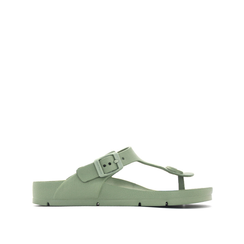 Zayn Toe Post Men's Sandals - Military Green