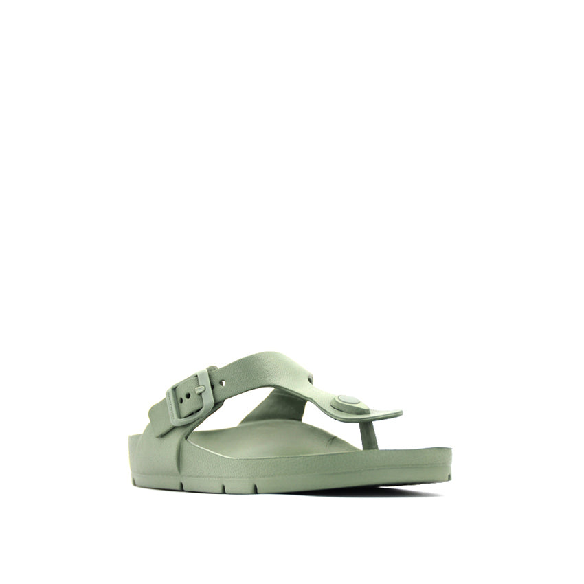 Zayn Toe Post Men's Sandals - Military Green