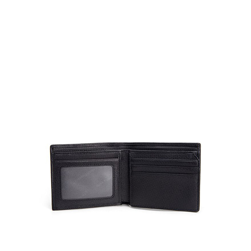 Duke Short Men's Wallet With Flip - Black