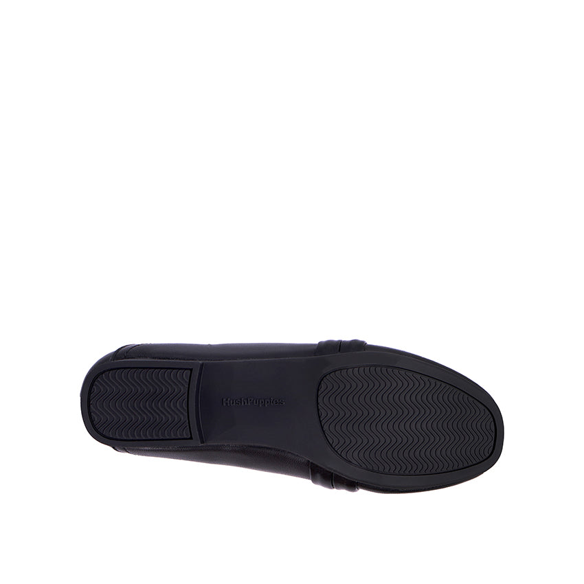 Essence Bit Loafer Women's Shoes - Black Leather – Hush Puppies Philippines