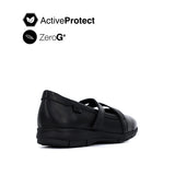 Fallon Z-Strap Women's Shoes - Black Oiled Leather