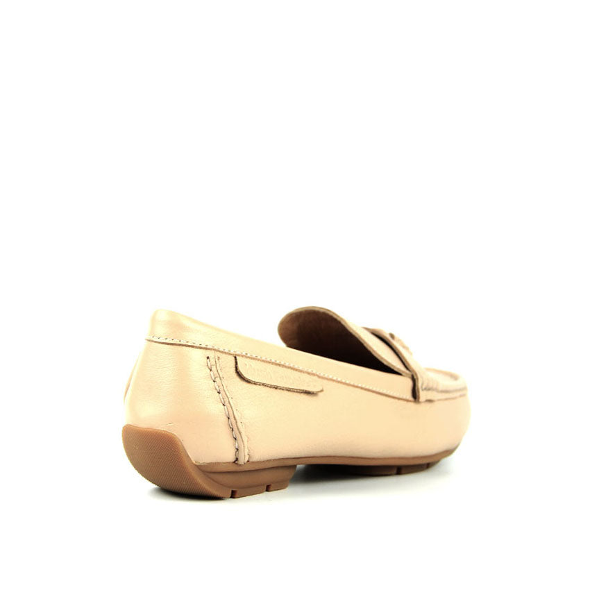 Blane Tassel Women's Shoes - Beige Leather