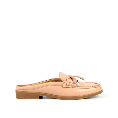 Courtney Mule Women's Shoes - Pale Pink Leather