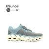 Electra Lace Up Women's Shoes - Gray Light Blue Knitted