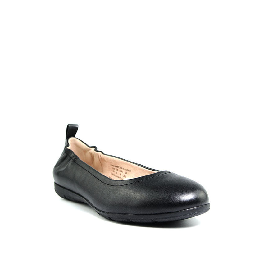 Essie Slip On Women's Shoes - Black Leather
