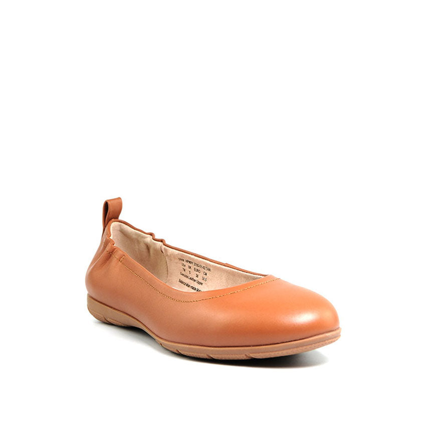 Essie Slip On Women's Shoes - Tan Leather
