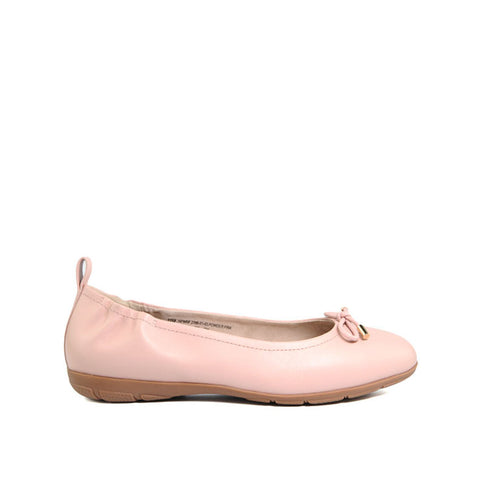 Essie Bow Women's Shoes - Powder Pink Leather