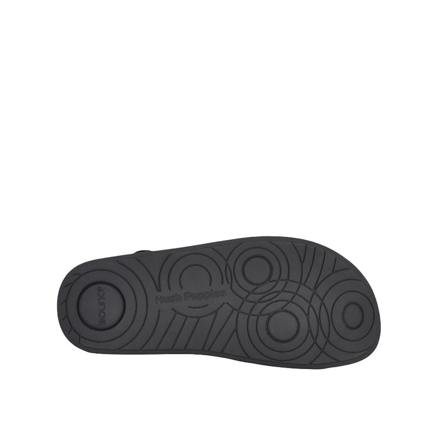 Coreen T-Strap Women's Sandals - Black Leather
