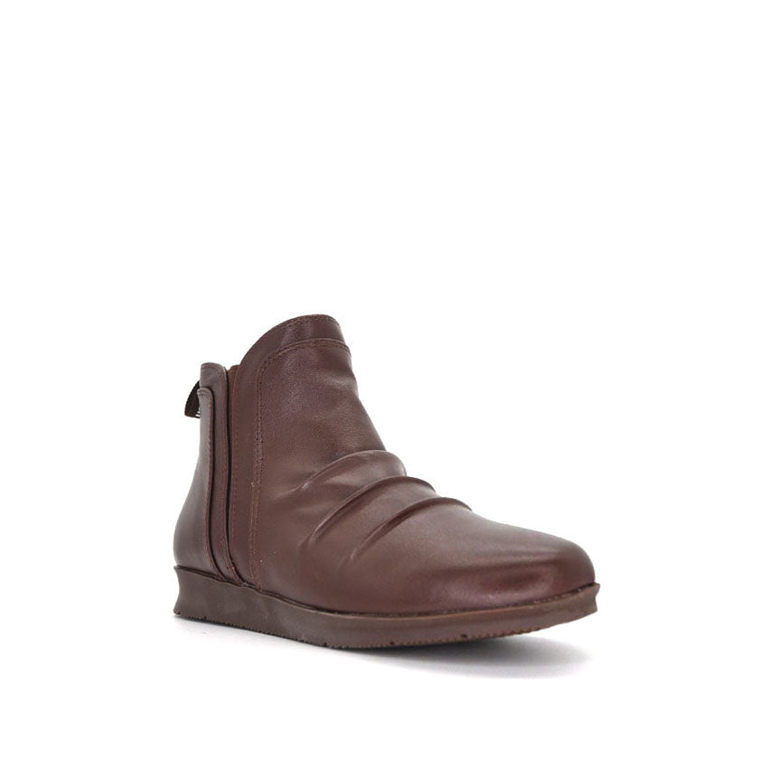 Blaire Chelsea Women's Shoes - Brown Leather WP