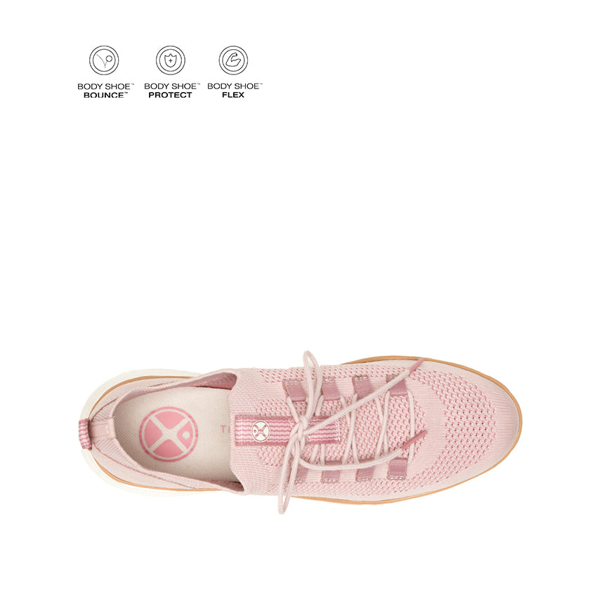 Advance Knit LaceUp Women's Shoes - Dusty Pink Knit