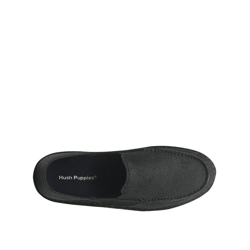 Weaver Slip On Men's Shoes - Black Tumbled Nubuck